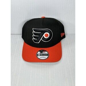 New Era 9FIFTY Snapback Cap Hat Philadelphia Flyers Adjustable A-Frame Black OS